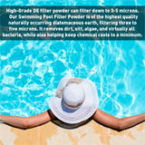 Celatom Diatomaceous Earth DE Pool Filter Aid – Swimming Pool & Spa Filtration – #1 Rated - 25 Pounds