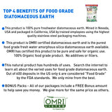 Diatomaceous Earth - DE Fresh Water - 10.5 Pounds