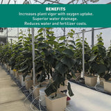 Harvest Hero Hydroponic Perlite for Potting Soil Mix, Root Cuttings, Containers and Indoor Gardens - Medium Grade - 3 Cubic Foot – 20 Pounds