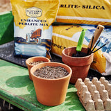 Harvest Hero Perlite w/Silica for Potting Soil Mix, Root Cuttings, Containers and Hydroponic Growing - Medium Grade - 3 Cubic Foot – 20 Pounds