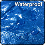 5' x 7' - Hercules Tarp Heavy Duty Tarp Cover Waterproof Tarpaulin Plastic Tarp Protection Sheet Shelter for Ca