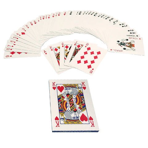 Juvale Oversized Jumbo Print Playing Cards (8x11 Inch) – Extra Large Full  Deck for Poker, Visually Impaired Seniors