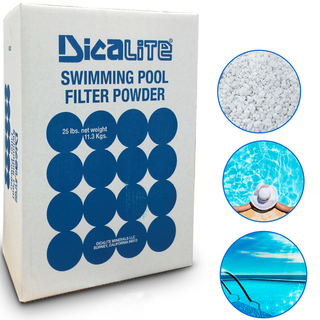 Dicalite Minerals DE25BOX Diatomaceous Earth Pool Filter D.E. 25