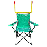 XXL Giant Football Toss Game & Tailgating Chair Combo - 8’ Tall - Outdoor Football Game for 2-4 people – Includes Footballs, Air Pump, Kicking Tee & Storage Bag – Tailgating, Backyard, Beach & Parks
