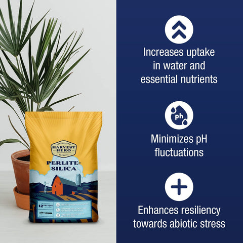 potting mix for rooting cuttings Harvest Hero Perlite w/Silica for Potting Soil Mix, Root Cuttings, Con – EasyGo Products