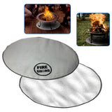 Deck Protector - Fireproof Mat Fire Pit Pad Deck Protector Great for Base, BBQ Mat, Patio Shield, Deck Defender - Fire Retardant Resistant mat for Outdoors - Charcoal Grill – 24 Inch