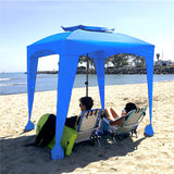 EasyGo Cabana 6' X 6' Beach & Sports Cabana Stays Cool & Comfortable