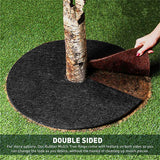 EasyGo Double Sided Rubber Mulch Ring Weed blocker- Natural Look Two Colors In One-Recycled Heavy Duty Rubber-Easy To Use-Tree and Root Protector-Reusable, Durable, Weather Resistant. 30 Inches