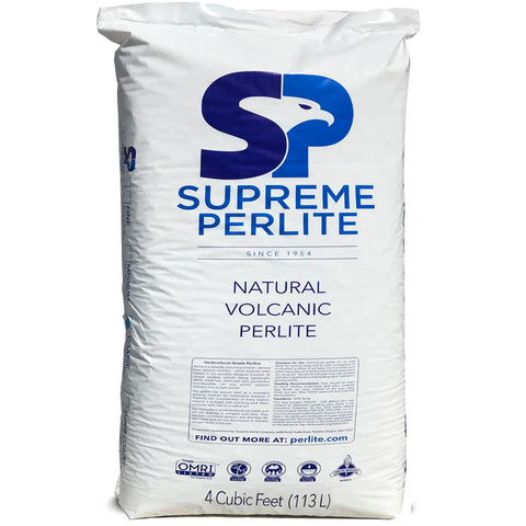 Supreme Horticulture Coarse Grade Perlite – 4 Cubc Foot – 113 Liters – 120 Quarts  - Indoor  & Outdoor Use – Coarse Grade
