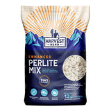Harvest Hero Enhanced Perlite Mix – 3in1 Potting Soil Blend – Hemp Cannabis and General Plants – Contains Perlite, Diatomaceous Earth & Essential Nutrients – 12 Quarts