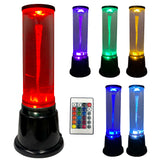 EasyGo Water Vortex Tornado Lava Lamp – Color Changing – Kids Science Gift – Mood Light - 14” Tall – BONUS Beads to Amplify Tornado